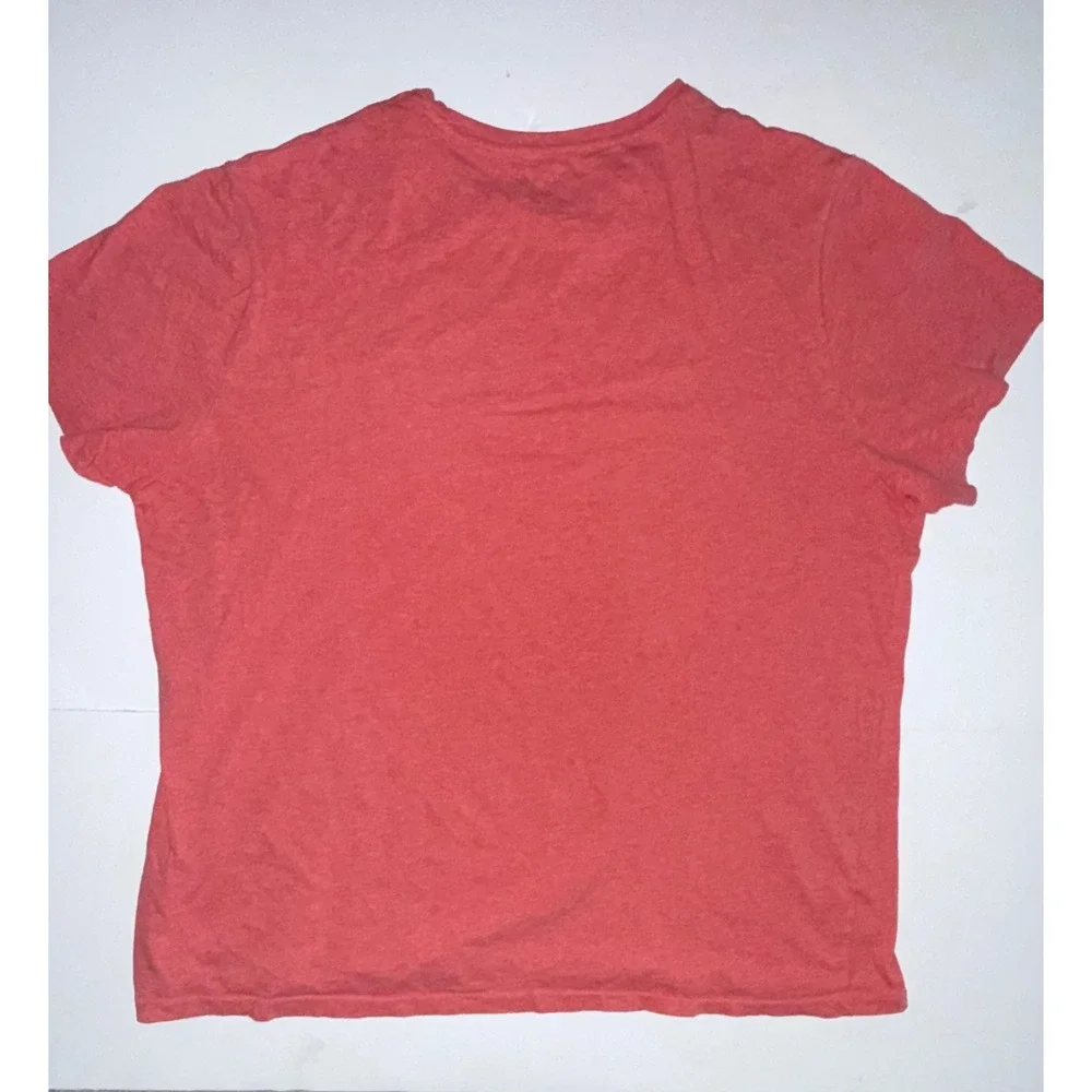 Polo Ralph Lauren Mens XL T-Shirt Heather Red Regular Fit Preppy Classic Logo